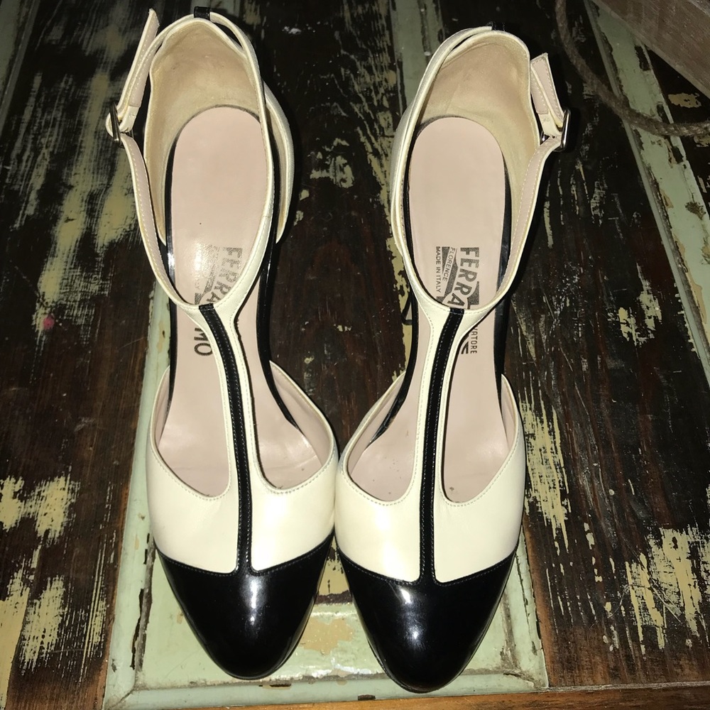 Salvatore Ferragamo T-strap heels